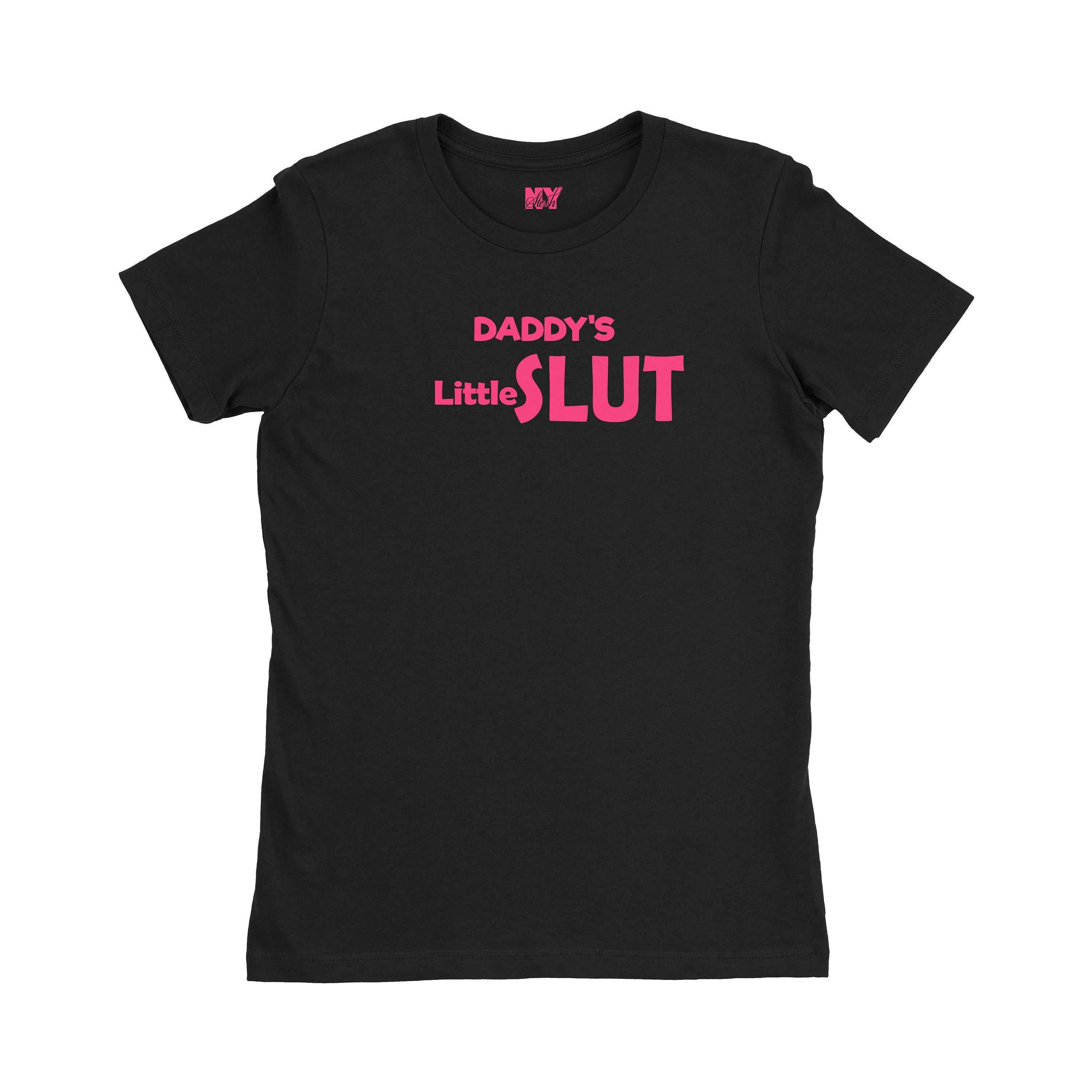 Daddys Little Slut Shirt Ddlg Clothing Sexy Slutty Cute Funny Submissive Naughty Bachelorette