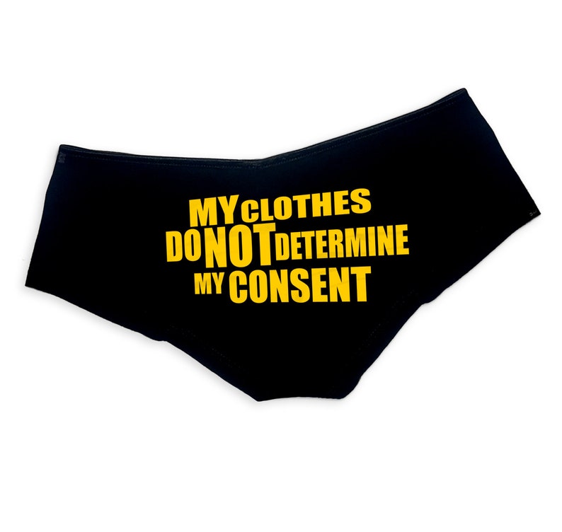 My Clothes Do Not Determine My Consent Panties Boyshort Booty Panty Womens Underwear