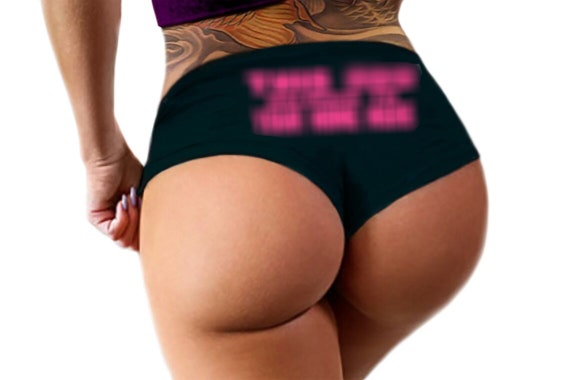 Custom This Ass Belongs To Personalized Panties, Custom Panties, Wedding Gift Womens Underwear