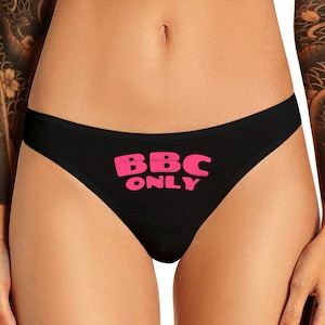 BBC Only Panties Queen Of Spades Panties BBC Womens Thong Panties