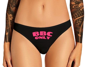 Schwarzes Höschen nur Schwarzes Pik Queen Panties Schwarzes Damen Tanga Höschen