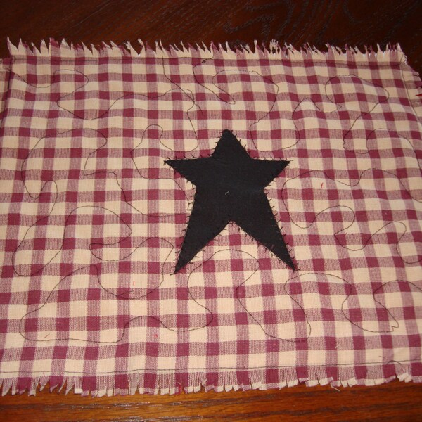 Primitive Placemats Etsy