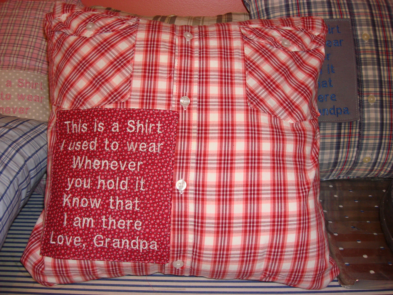 Keepsake Pillow Cover T-Shirt Memory Pillow Cover