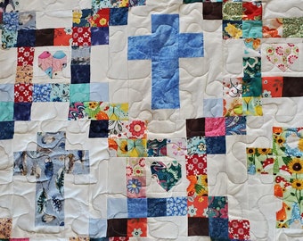 Cross & Heart Quilt