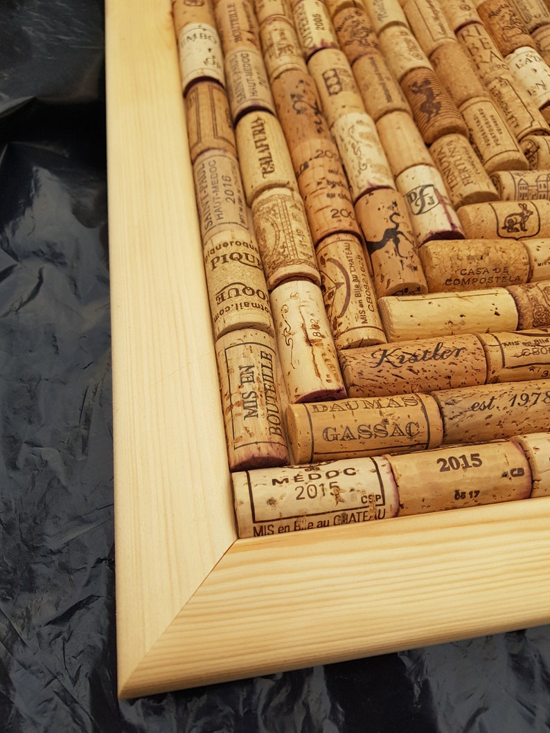 Madetomeasure Wine Cork Notice Boards With a 38mm Pine Frame Etsy UK