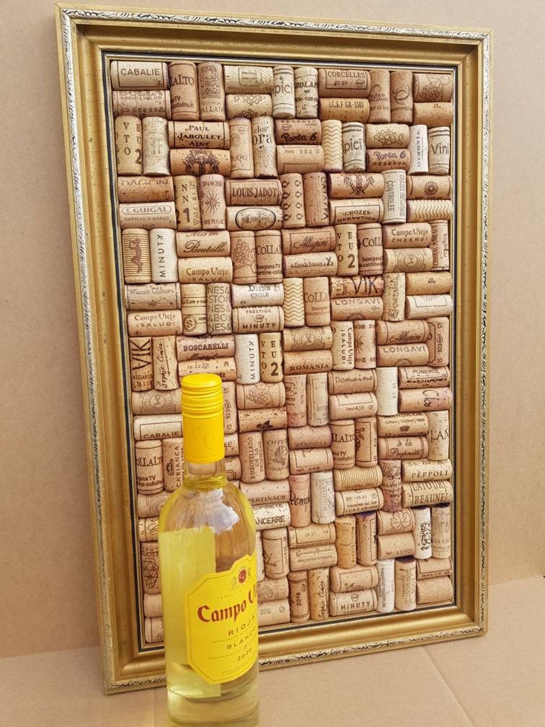Wine Cork Notice Board Using Recycled Wine Corks in a Etsy