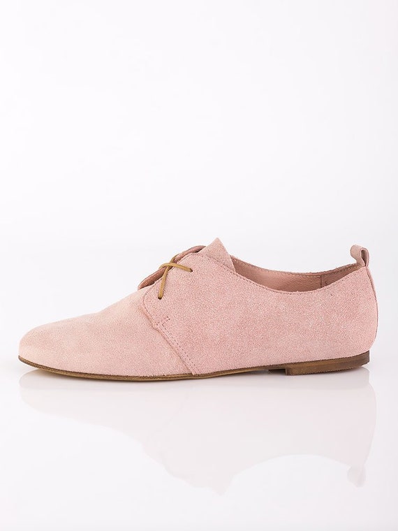 dusty pink flats