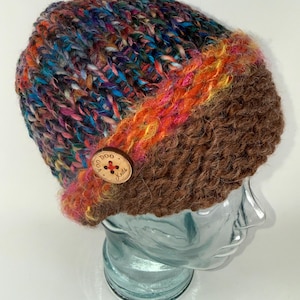 Rainbow Newsboy Hat - Etsy display picture 2