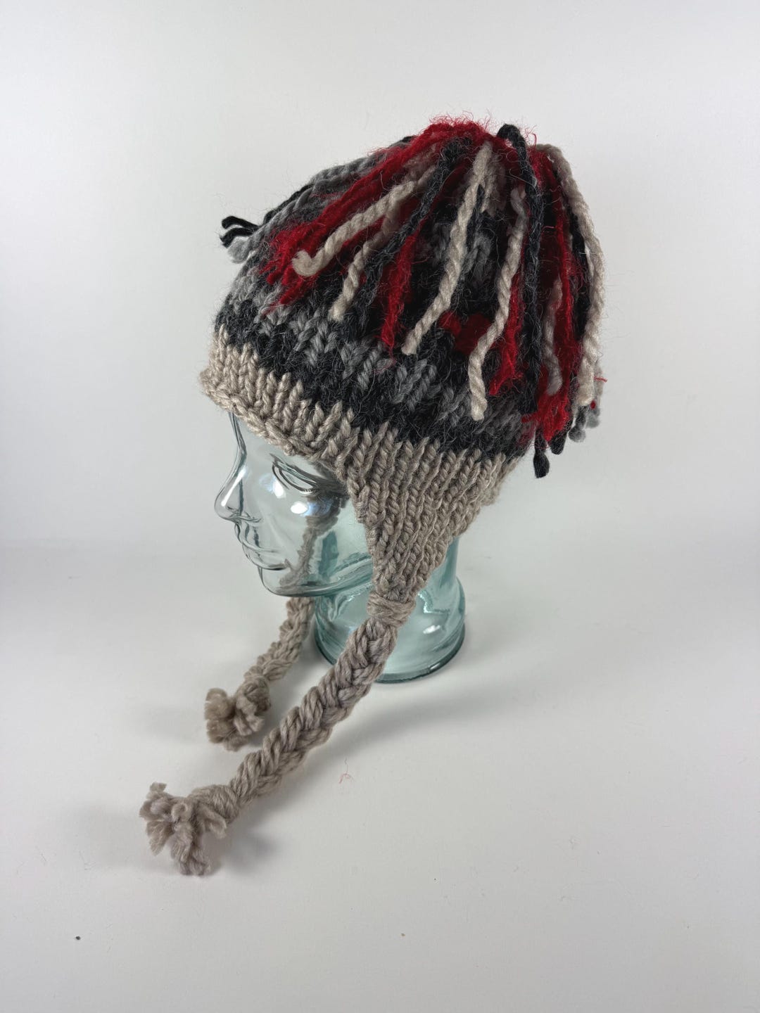 ELM Hat - Alpaca Hand-Knit Single Layered Ribbed Hat in Beige