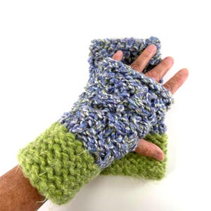 Hand Knit Fingerless Mittens, Texting Gloves, Fingerless Gloves, Wristlets, Wrist Warmers, Hand Warmers