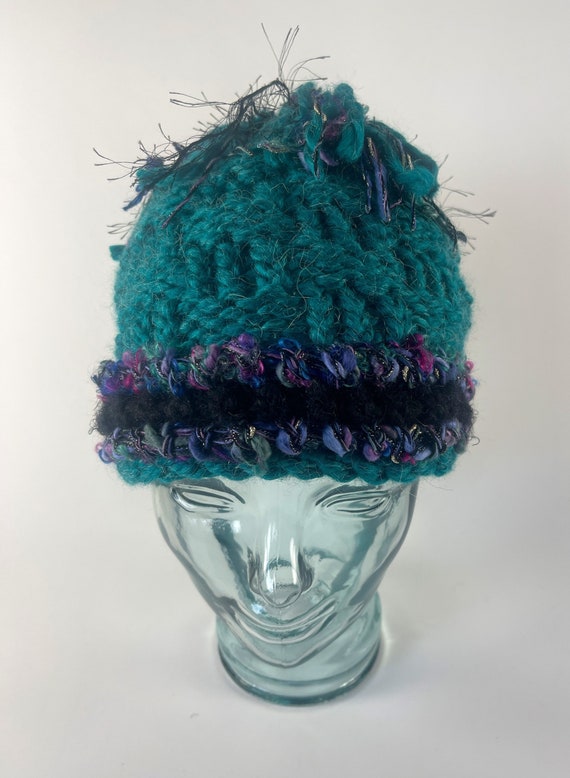Hand Knit Cloche/Beanie with Pom Accessories | Hand Knit Clochebeanie With Pom | Poshmark main image 2