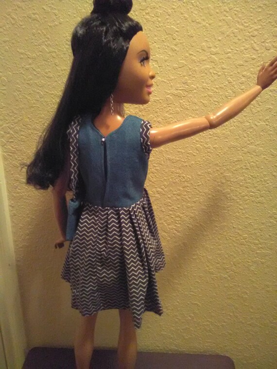 28 inch black barbie