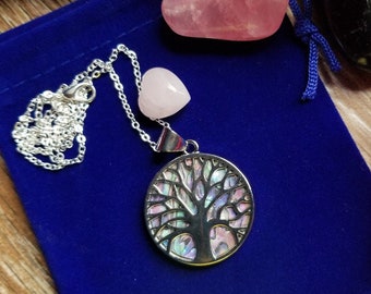 arbre de vie, pendentif arbre, cadeau pour maman, arbre généalogique, collier délicat, collier de déclaration, cadeau pour elle, bas de Noël, cadeau de graduation