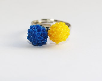 stacked flower rings, daisy jewelry, flowers, rings, stacked jewelry, handmade jewelry, floral jewelry, boho, bohemian jewelry, accessories