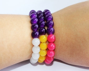 jade bracelet, yellow jade bracelet, white jade, purple jade, pink jade, jade beads, yoga bracelet, gemstone bracelets, stretch bracelet