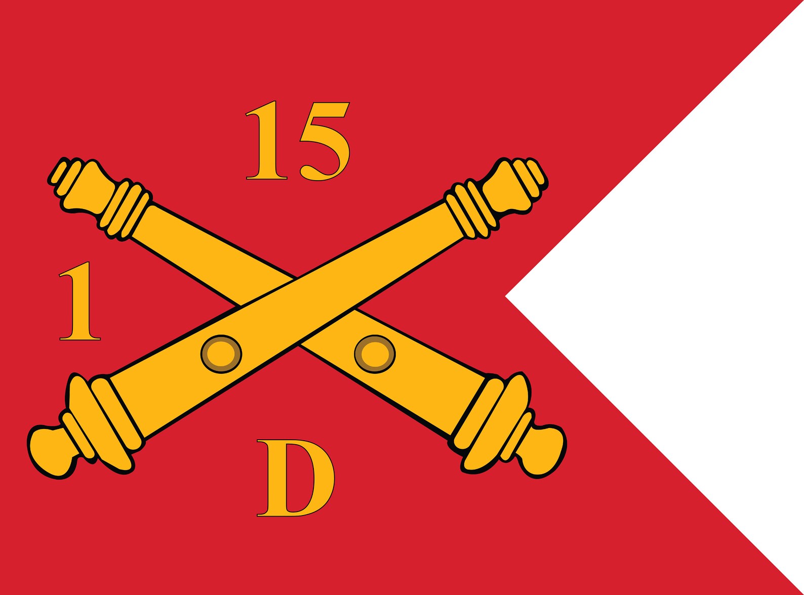 15th Field Artillery Regiment Guidons Double Sided 20x27 Etsy