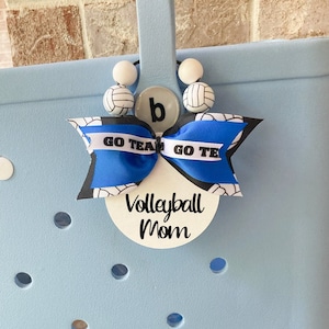 Volleyball Bogg Bag Tag, Personalized Bogg Bag Tag, Volleyball Gift, Volleyball Mom, Volleyball Bogg Bag Charm, Bogg Bag Accessories