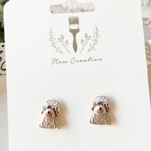 Doodle Stud Earrings Goldendoodle Earrings Labradoodle Earrings