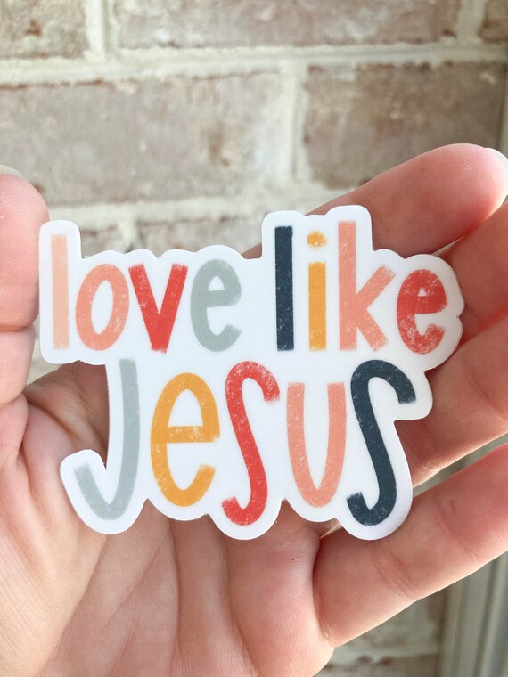 Bible Verse Stickers, Scripture Christian Stickers, Water Resistant Vinyl  Laptop Sticker, Water Bottle Decals, Love Like Jesus, Grace 