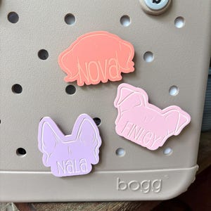 Dog Mom Bogg Bag Button, Dog Bogg Bag Charms, Beach Bag Charm, Dog Bogg Bit,Bogg Bag Gift, Animal Bogg Charm, Bogg Bag Accessories, Bogg Bag