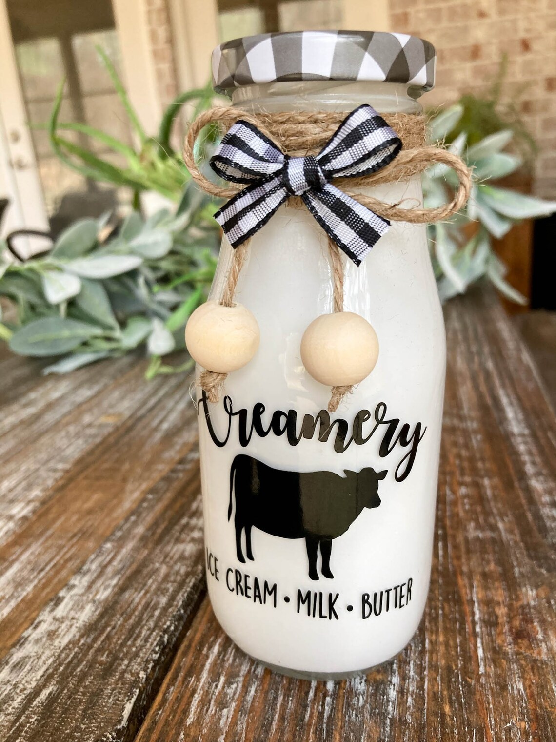 Faux Milk Bottle Farm Tiered Tray Farmhouse Tiered Tray Cow Etsy