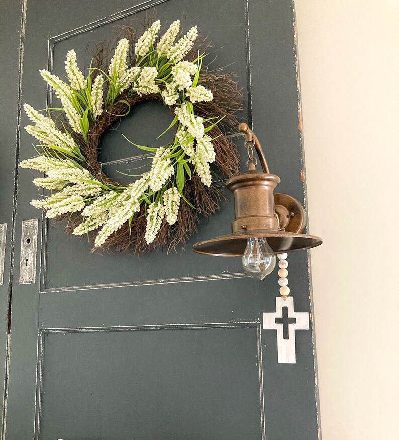 Cross Bead Garland Hygge Garland Easter Garland Cross Etsy