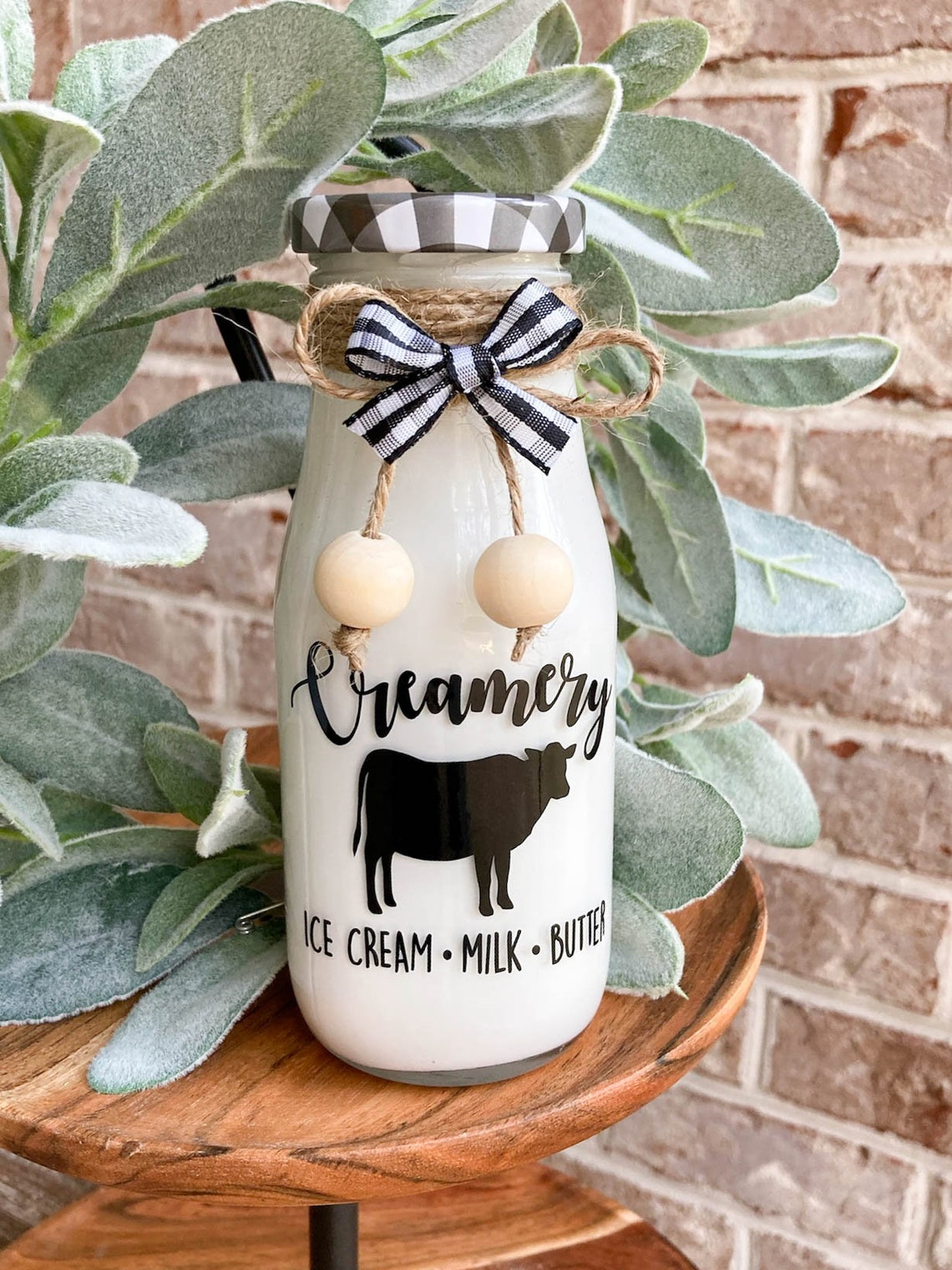 Faux Milk Bottle Farm Tiered Tray Farmhouse Tiered Tray Cow Etsy