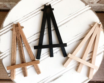 Tiered Tray Sign Stand, Mini Sign Stand, Mini Easel
