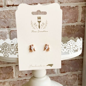 Pitbull Earrings, Pitbull Studs, Pitbull Jewelry, Dog Stud Earrings, Puppy Earrings, Dog Lover Gift, Dog Mom, Vet Gift