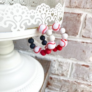 Baseball Earrings, Soccer Earrings, Basketball Earrings, Football Earrings, Team Color Earrings, Sports Earrings, Game Day Earrings