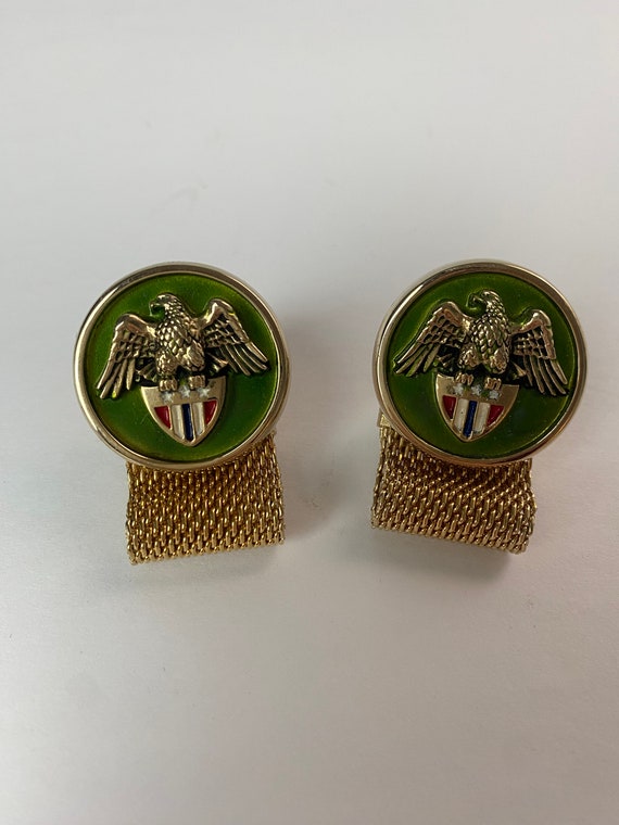 Vintage Patriotic Cuff Links