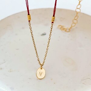 Stamped Necklace - Personalized Necklace - Engraved Gold Necklace - Custom Necklace - Initial Necklace - Letter Necklace