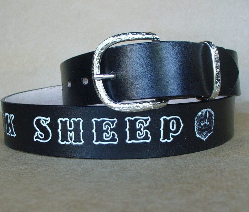 Western Style Belts Men's Name Belts Custom Etsy