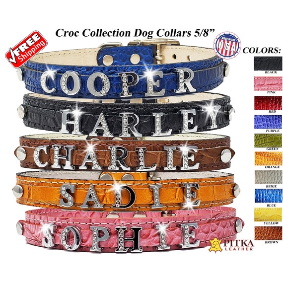 custom bling dog collars