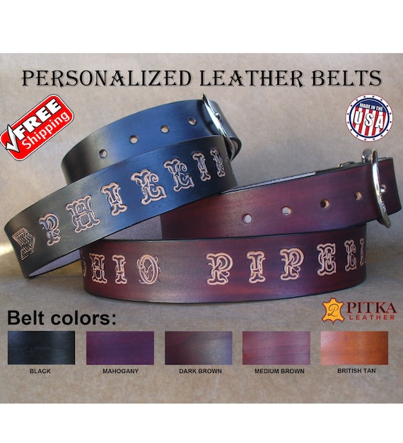 custom cowboy belts
