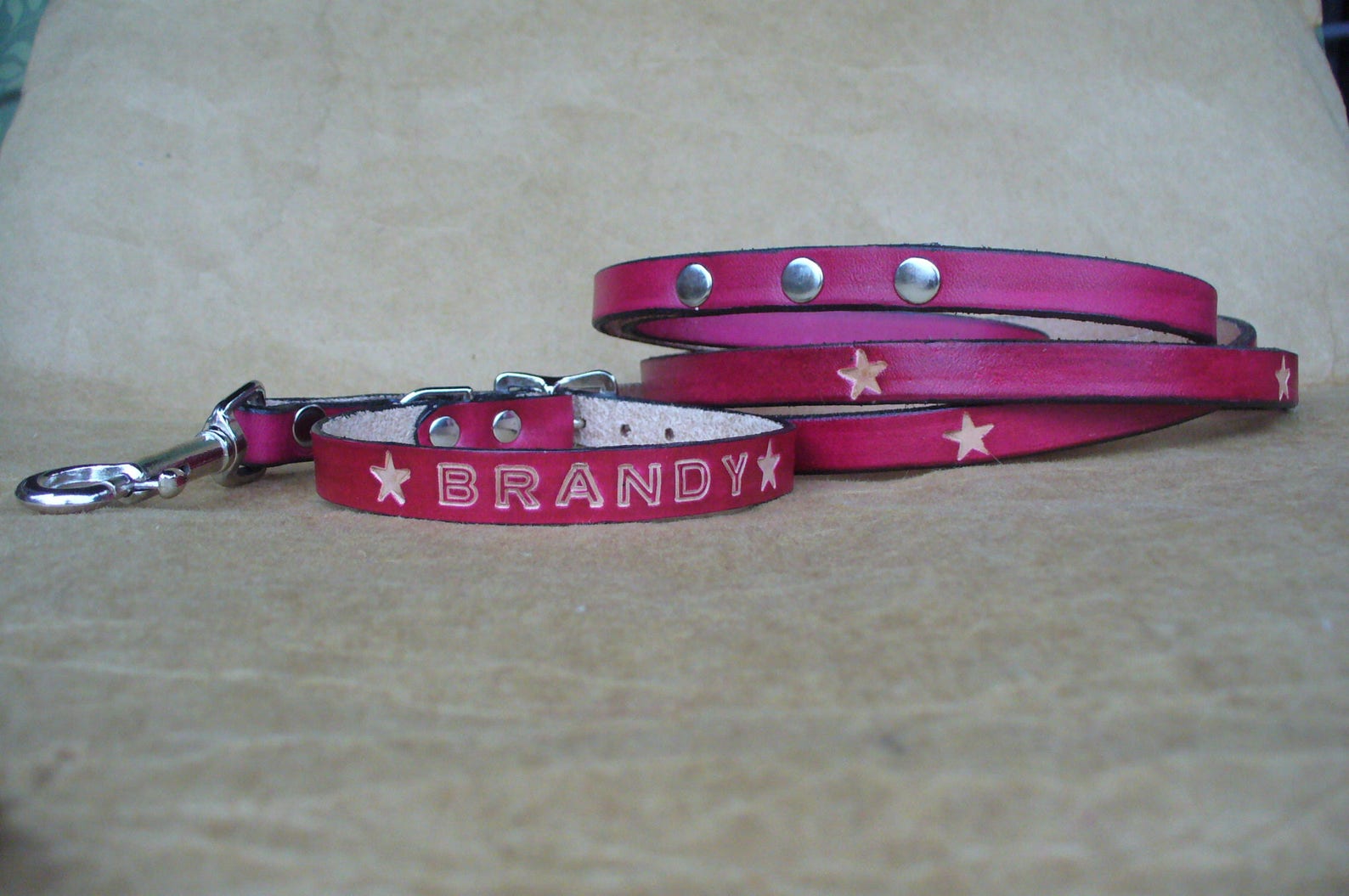 Puppy Collars and Leashes Custom Made Puppy Collars and Etsy