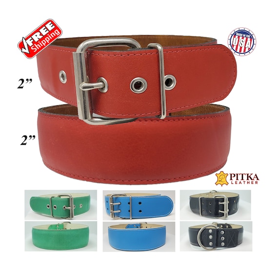 Leather Dog Collars XXL Dog Collar for Mastiff St Bernard Etsy