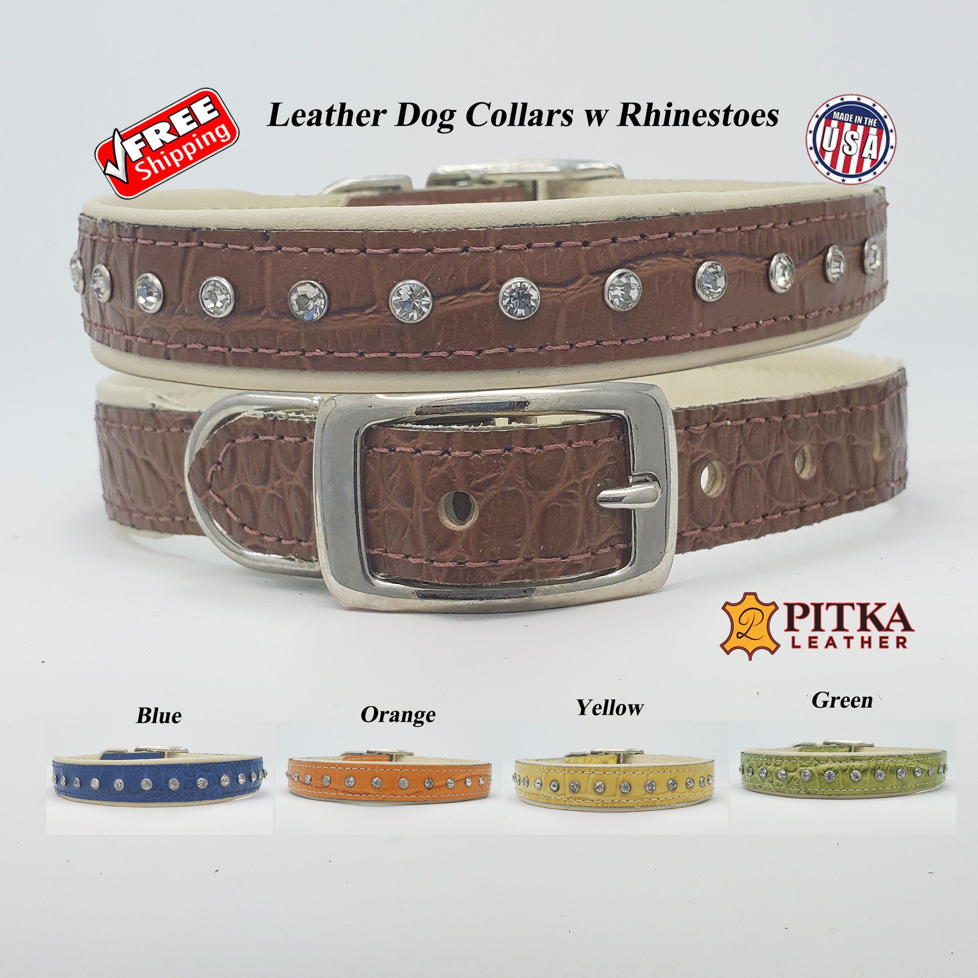 bedazzled dog collar