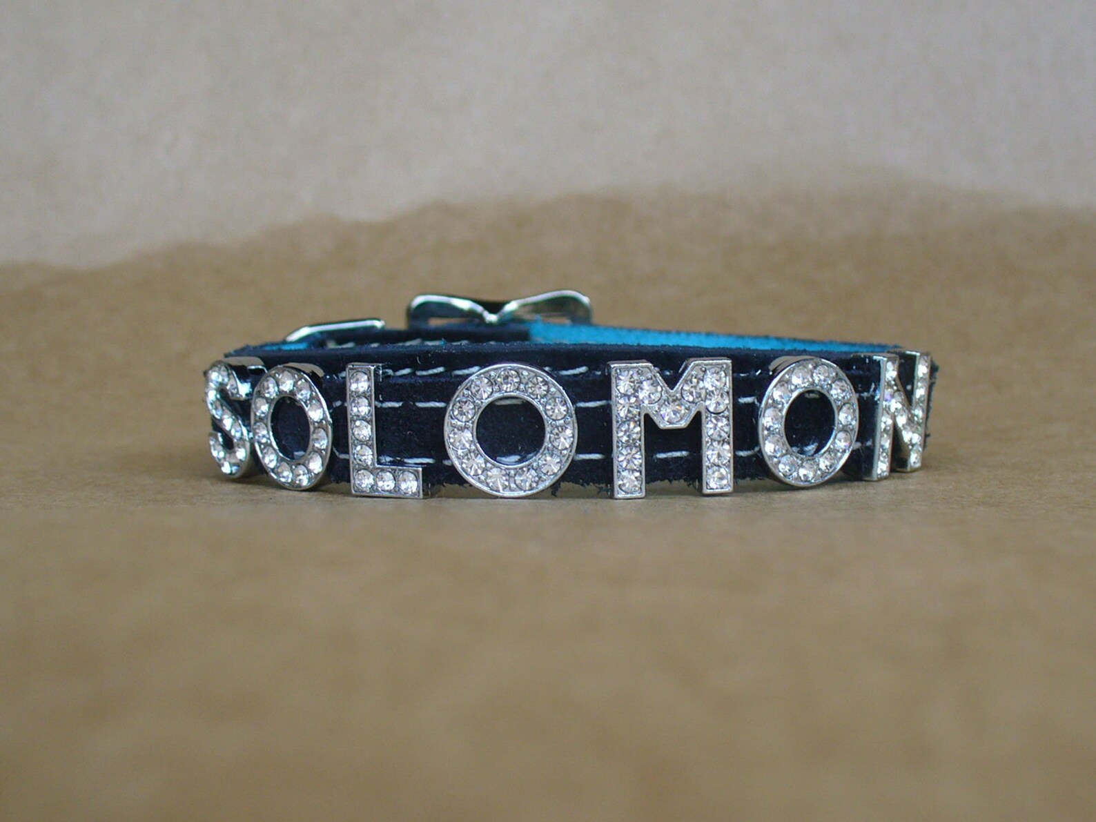 Rhinestone Puppy Collars XS Bling Dog Collars Soft Leather Etsy