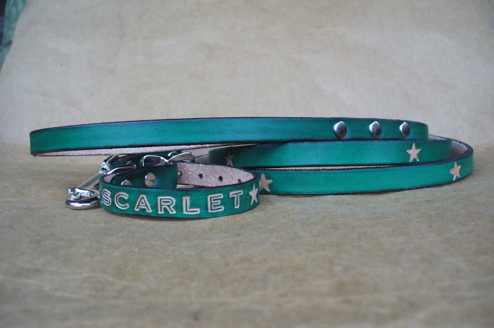 Puppy Collars and Leashes Custom Made Puppy Collars and Etsy