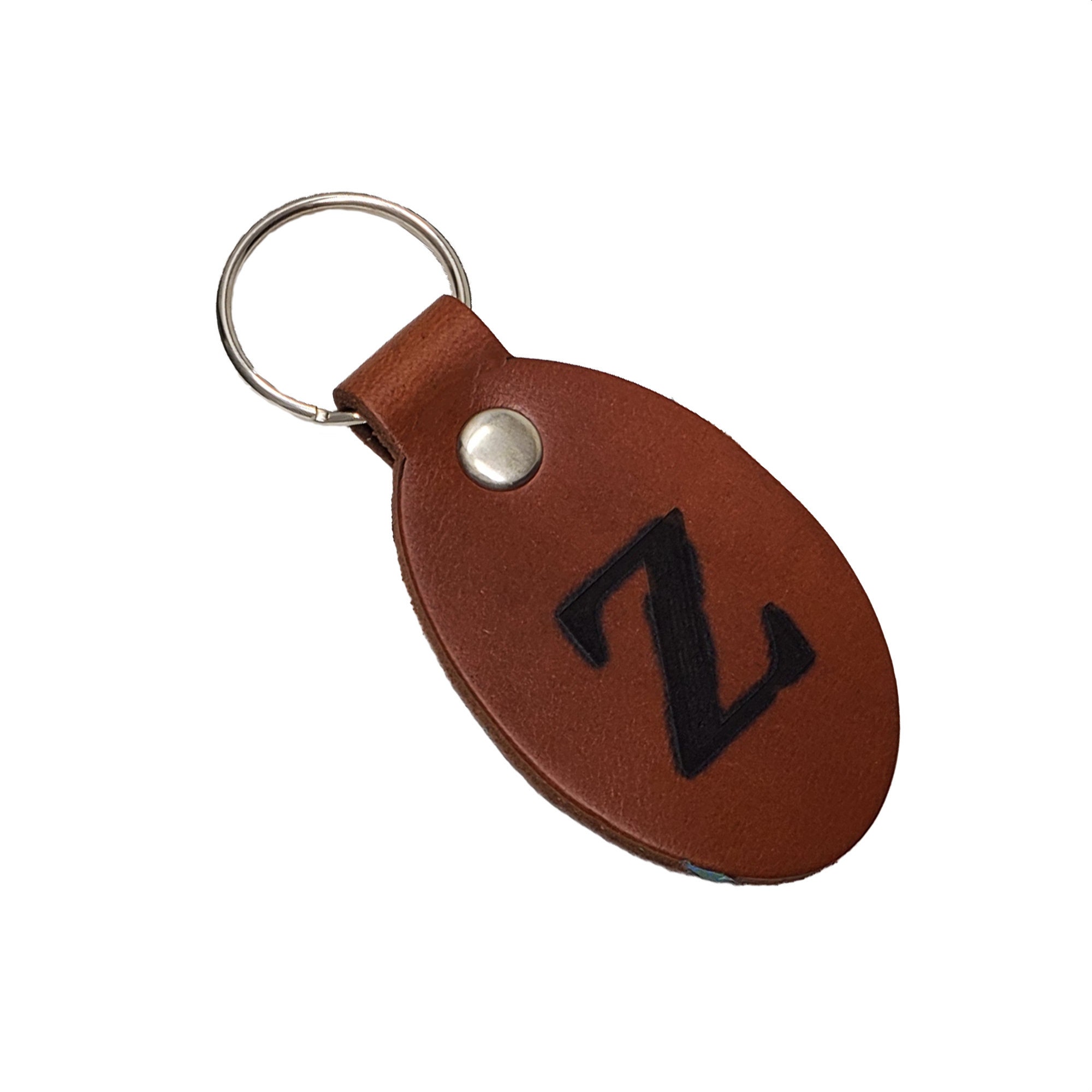  Blank Leather Keychains ready to be Personalized, 10 pack  Leather Keyrings Blanks