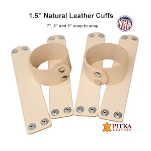 Leather Cuff 1.5 Inch - Smooth round edges - Craft Tooling Cuff - Blank Bracelets-Cuffs made in USA- Wholesale Price for all- no minimum Qty