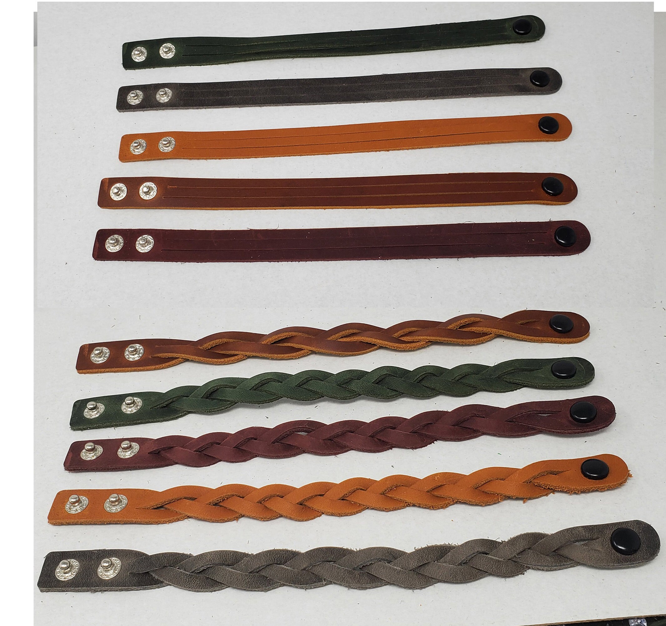 The Leather Magic Braided Bracelet - Leathersmith Designs Inc.