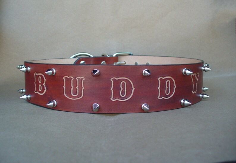 Cool Dog Collars English Mastiff Dog Collars Personalized Etsy