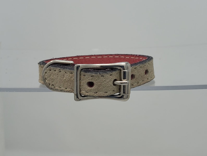 Soft Cat Collars XS Leather Suede Collar for Cats or Kitties Etsy