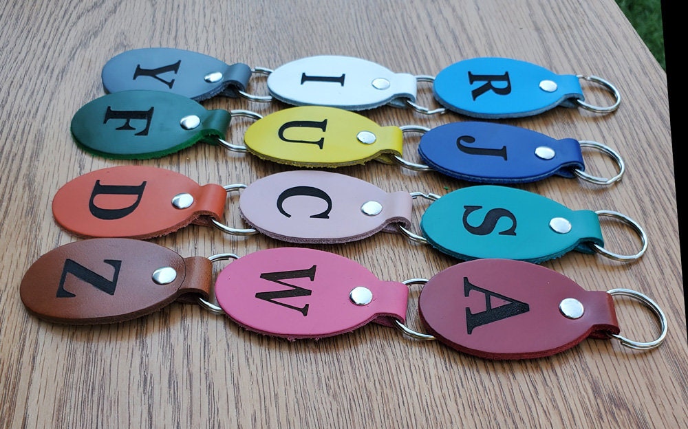 10 Pack Blank Leather Keychains Kit Laser Engraving, Foil  Stamping-fundraising Ideas-promotional, Business, Personalized Gifts 