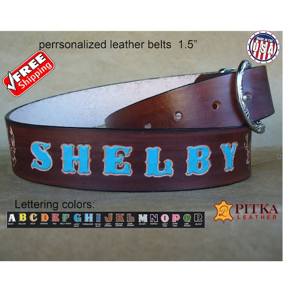 custom made belts