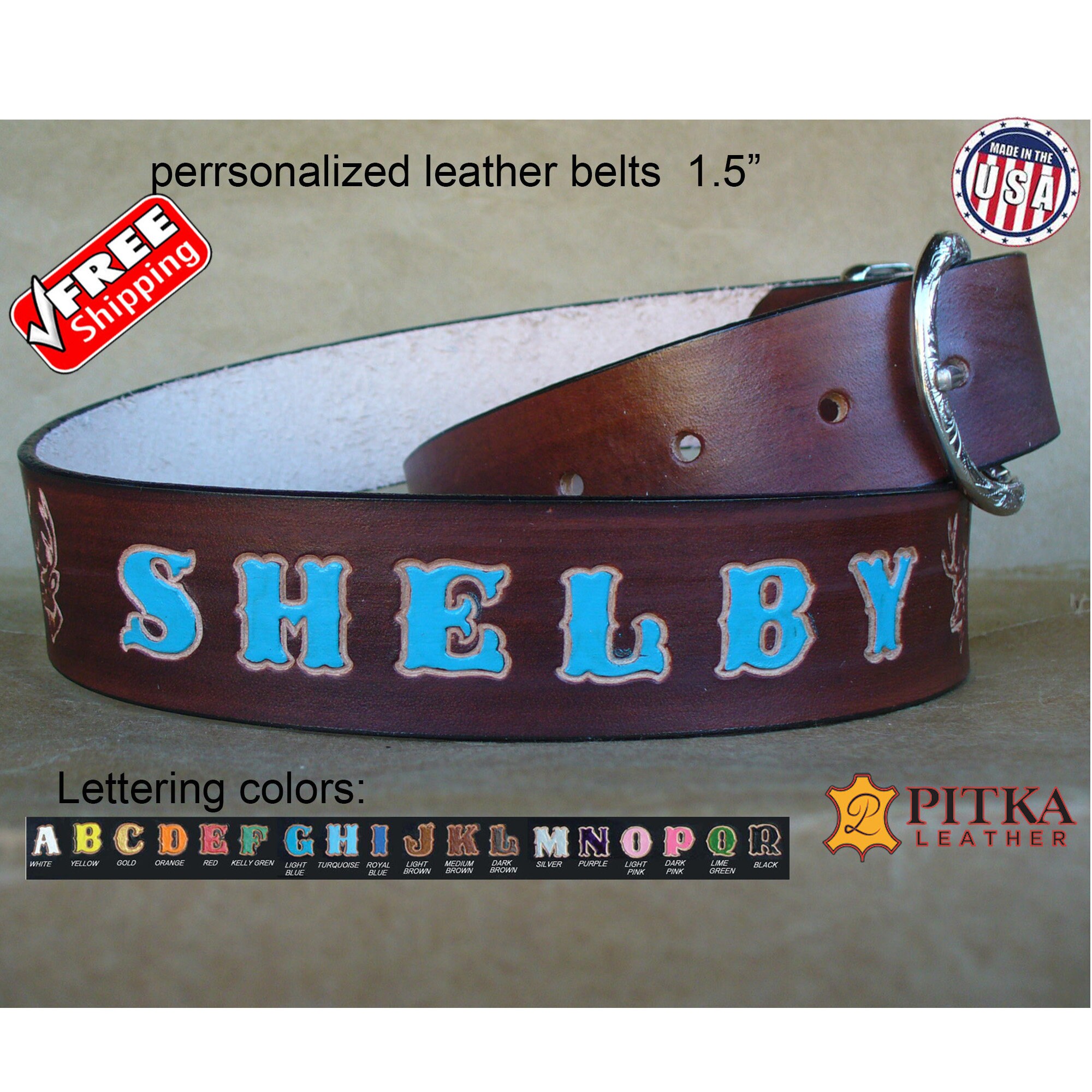 unique leather belts