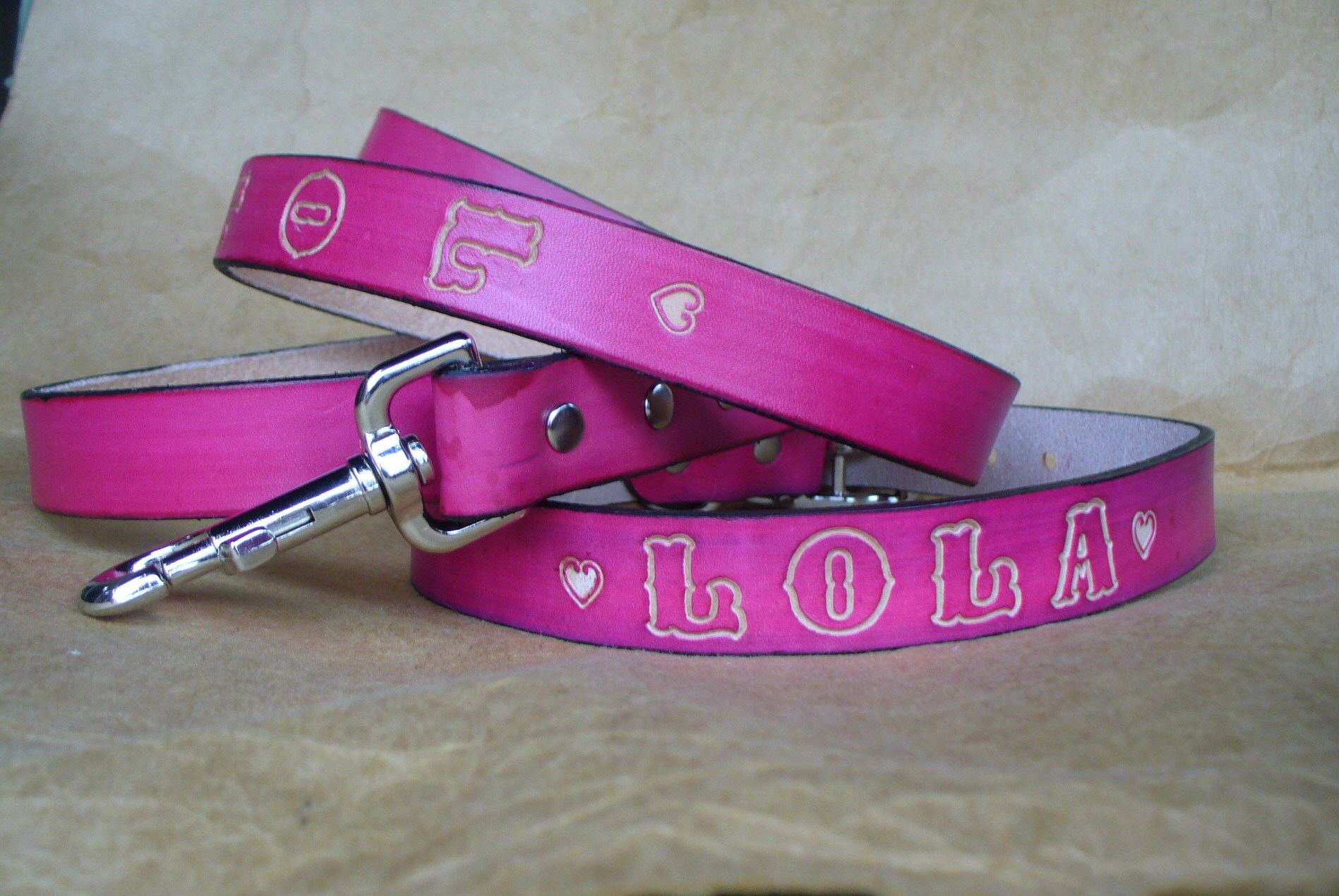 Dog Leashes and Collars Personalized Dog Collar Leash Free Etsy