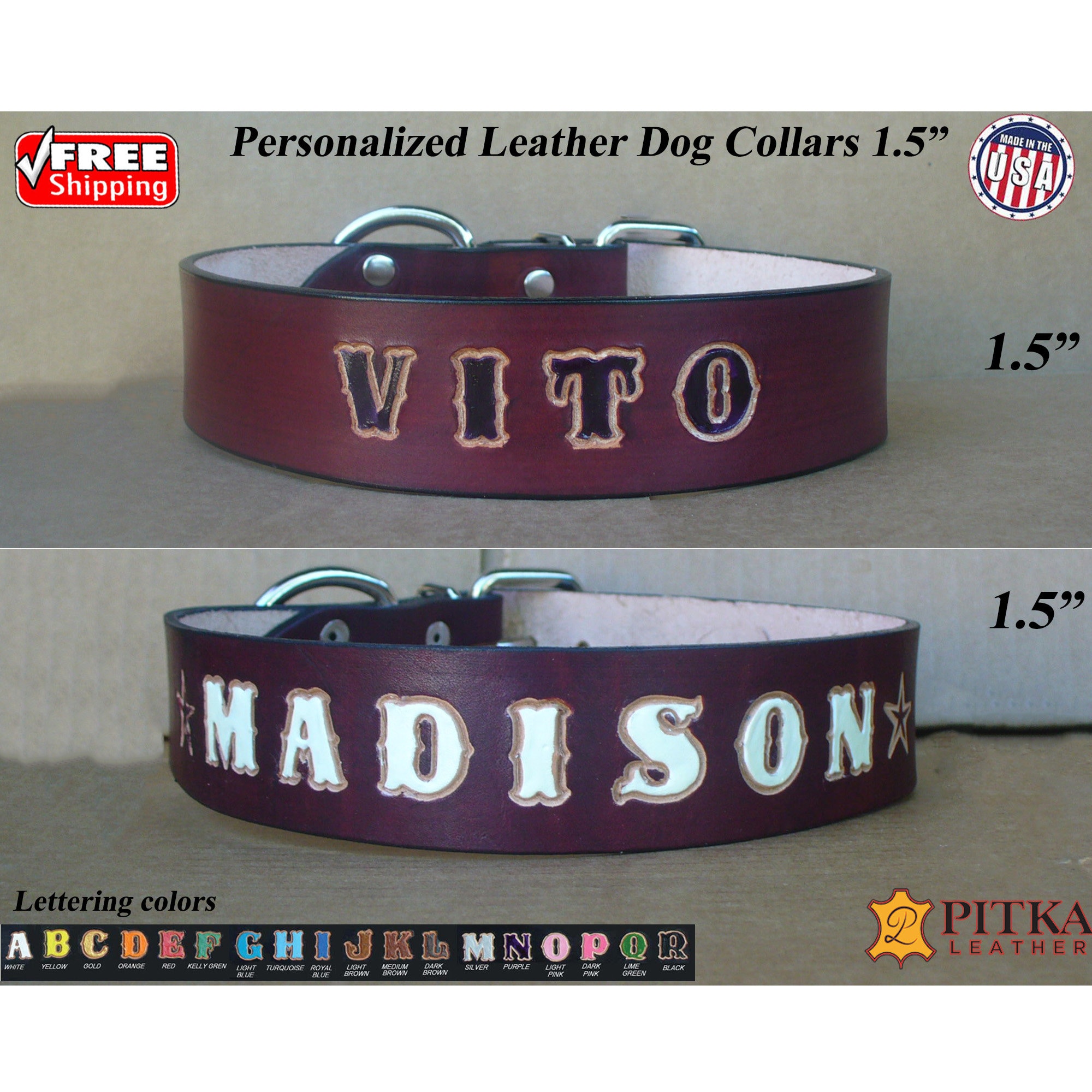 custom big dog collars